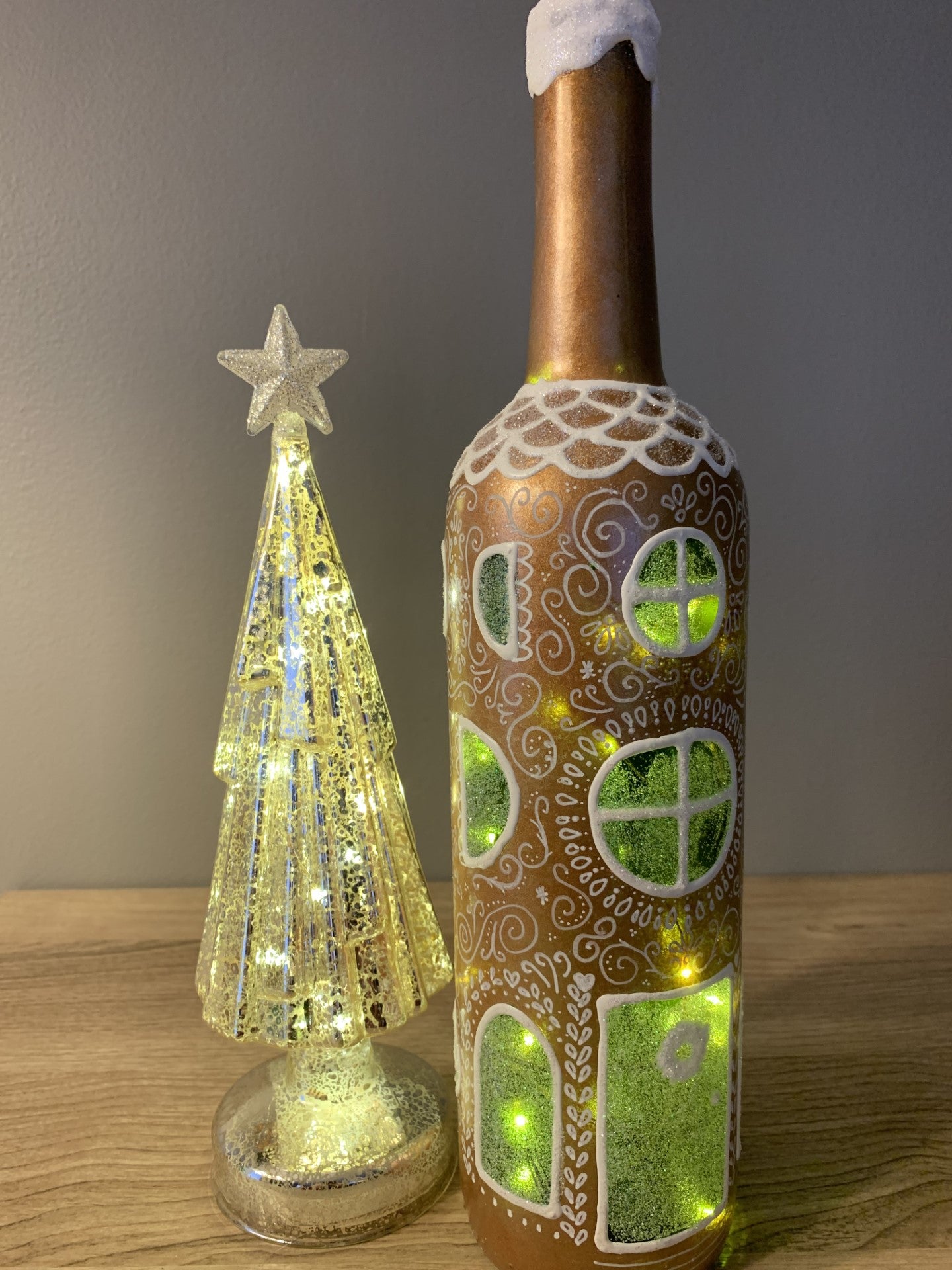 Wine Gingerbread Lantern