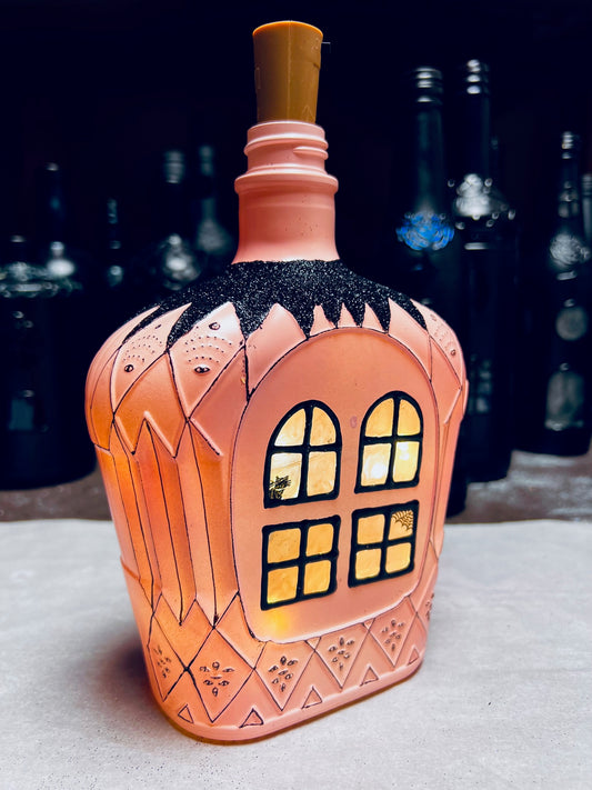 Whiskey Pink Halloween Lantern