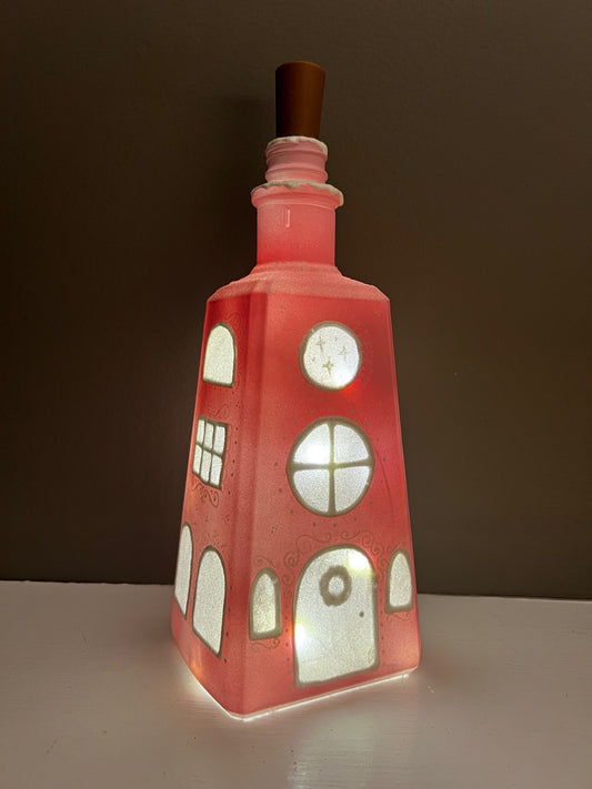 Tequila Pink Gingerbread Lantern