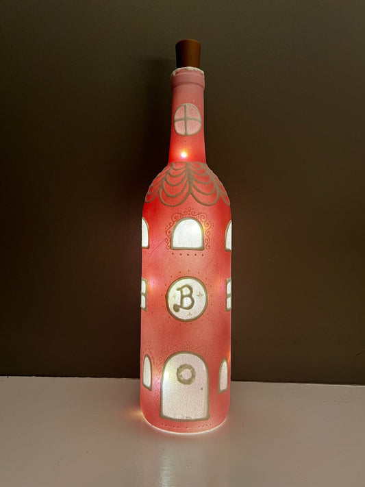 Wine Pink Gingerbread Lantern