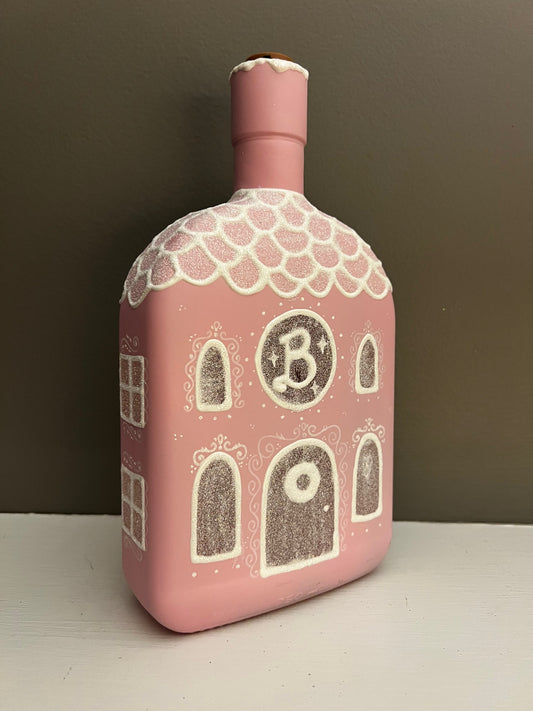 Whiskey Pink Gingerbread Lantern