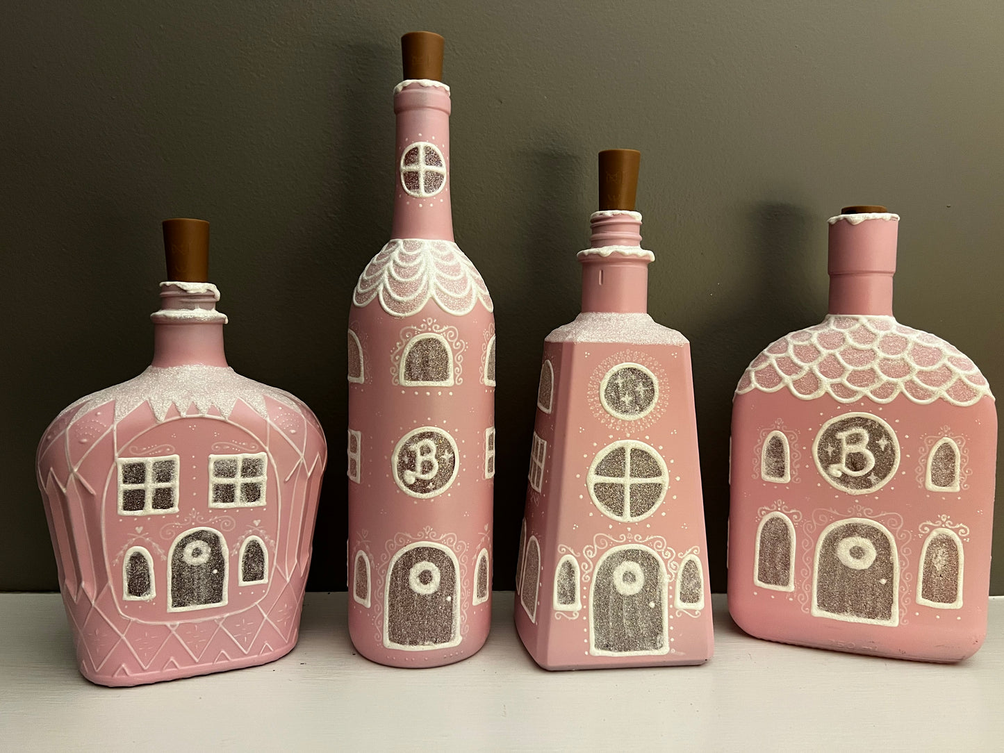 Custom Pink Gingerbread Lantern