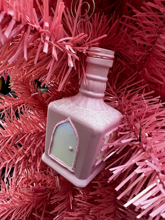 Custom Pink Gingerbread Ornament