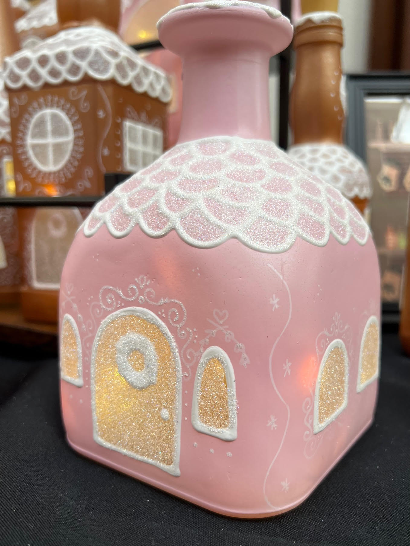 Tequila Pink Gingerbread Lantern